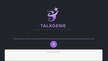 Talk Genie: Your Ultimate AI Powered Voice Assistant!