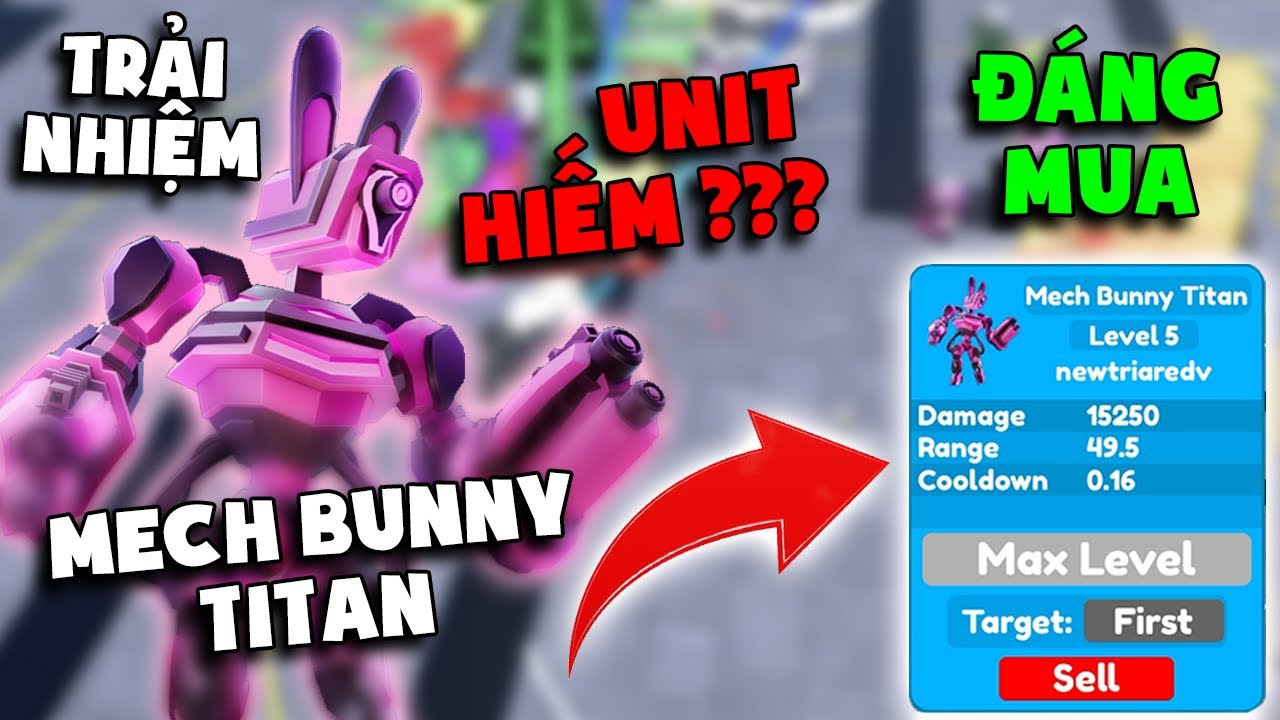 MECH BUNNY TITAN TOILET TOWER DEFENSE LIỆU CÓ ĐÁNG MUA !!! - YouTube
