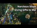 Hades II - Narcissus Testing Mel's Friendship By Not Giving Her Gifts