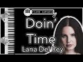 Doin’ Time - Lana Del Rey - Piano Karaoke Instrumental