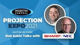 ProjectionExpo 2021-Sharp/NEC Booth Overview