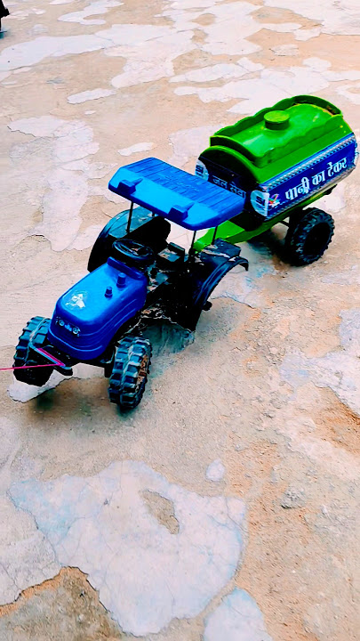 Cleaning Toys Small RC Tractor Unboxing & Testing - part 3