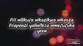 MAHABA BY ALIKIBA (Lyrics video)