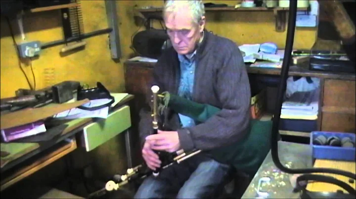 Eugene Lambe Playing the Uilleann Pipes