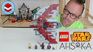 LEGO Star Wars 75362 Ahsoka Tano's T6 Jedi Shuttle Speed Build Review