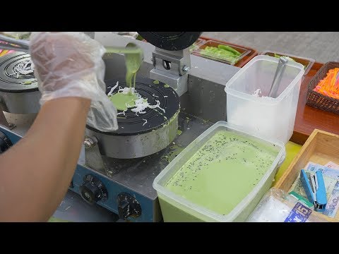 Pandan and Coconut Pancakes | Thai Street Food