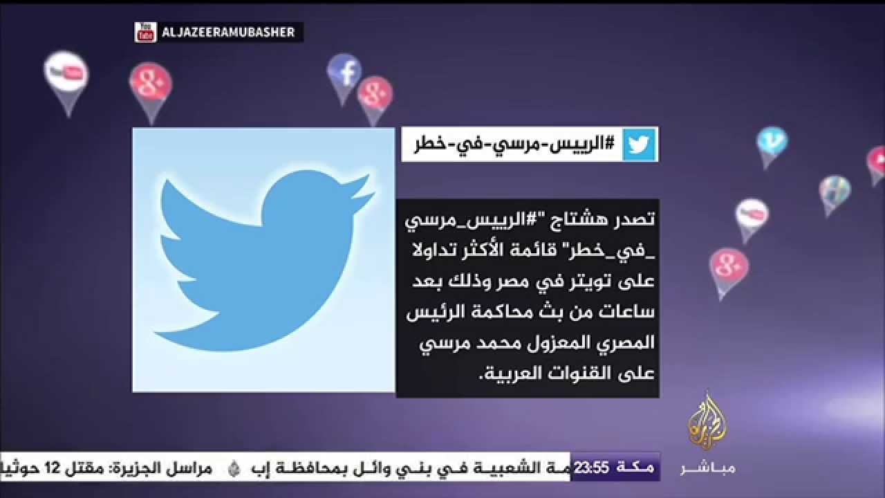 الأكثر تداولا .. #الرييس_مرسي_في_خطر