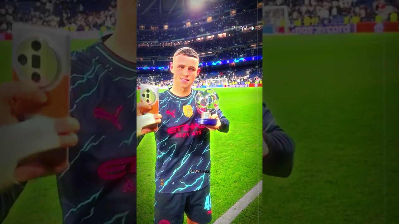 The Coldest Selfie Foden Motm Vs Madrid Shorts Mancity Realmadrid Phonk Brazil
