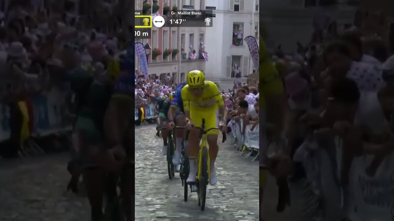 Tadej Pogacar launches his attack on Montmartre 💥 Absolutely iconic 🤩