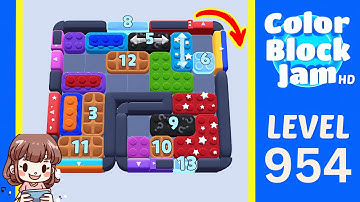 Color Block Jam Level 954 Solution Walkthrough