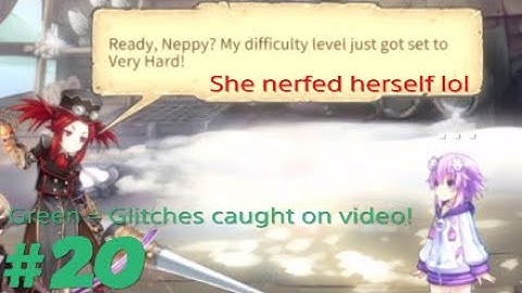 Ray Play [Blind]: Super Neptunia RPG #20: Mad King Fight, Green Heart joins and bugs.