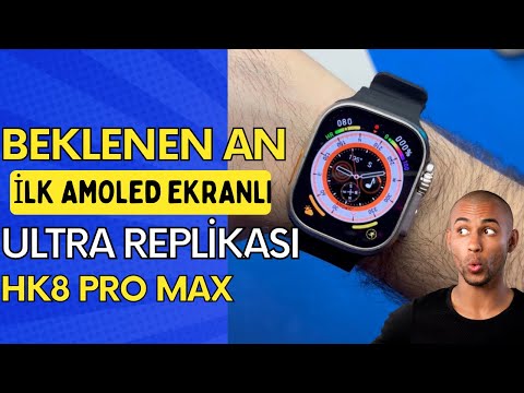 HK8 Pro Max Ultra (AMOLED) Apple Watch Ultra Replikası (ÖN İNCELEME) Akıllı Saat