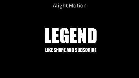 Rambo gaming se Legend x my new intro please like share and subscribe