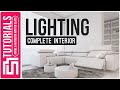 VRAY HDRI Interior LIGHTING 3ds Max