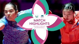 Harimoto Miwa vs Adriana Diaz | WS QF | ITTF MEN'S AND WOMEN'S WORLD CUP MACAO 2024