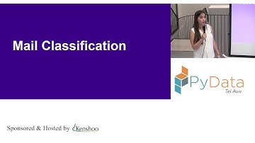 PyData Tel Aviv Meetup: Analyzing Machine Generated Mail - Irena Grabovitch-Zuyev