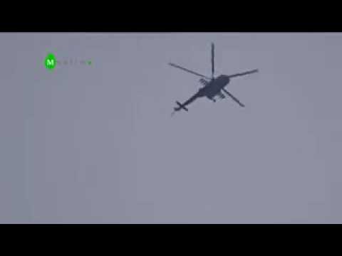 قصف على قريه فيلون بطياران المروحي