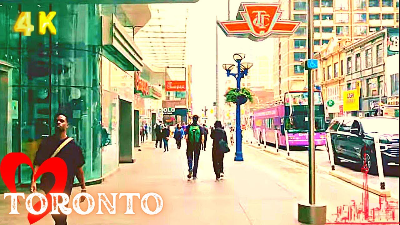 YONGE STREET – PART 1 – FROM BLOOR TO DUNDAS – DOWNTOWN TORONTO – 4K ...