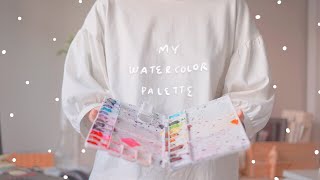 [ENG cc] All About My WATERCOLOR Palette และ อุปกรณ์ที่เกี่ยวกับสีน้ำ 🎨 | Raveeoftitans