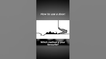 how to use a door #animation #opentoonz