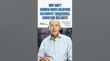 Why Don’t Hebrew Roots Believers Celebrate Traditional Christian Holidays? 🎄