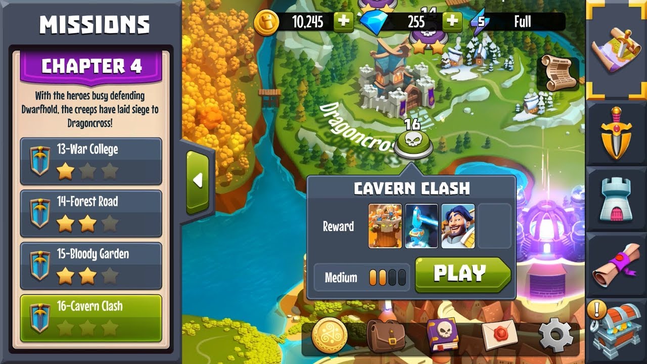 Castle Creeps 16 Cavern Clash HD 1080p