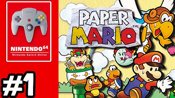 Paper Mario N64 Gameplay Walkthrough Part 1 - No Commentary | Prologue