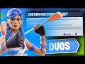 (NA-EAST) CUSTOM SCRIMS! DUOS,SQUADS! FORTNITE LIVE| PS4,XBOX,PC,SWITCH,MOBILE
