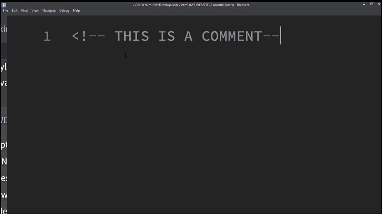 HOW TO ADD A COMMENT IN HTML,CSS, AND JAVASCRIPT - YouTube