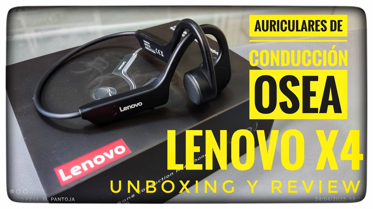 Auriculares de Conducción Osea Lenovo X4, Unboxing y Review 