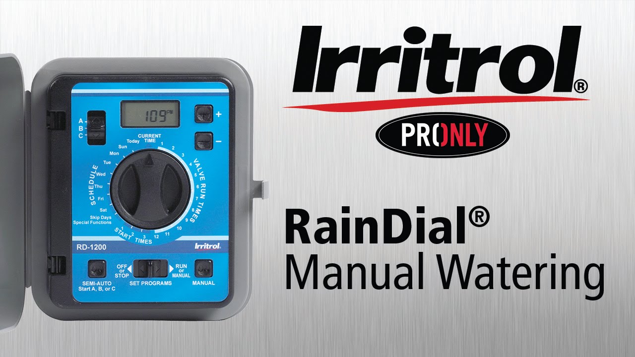 Rain Dial Manual Watering (Spanish Version) - YouTube