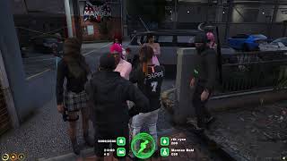 BIMBOES PULL UP TO MANDEM BLOCK TO LISTEN TO SPARKY'S DISS