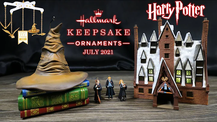 Harry Potter Hallmark Collection 2021 : Talking Sorting Hat : Three Broomsticks : Wizard in Training