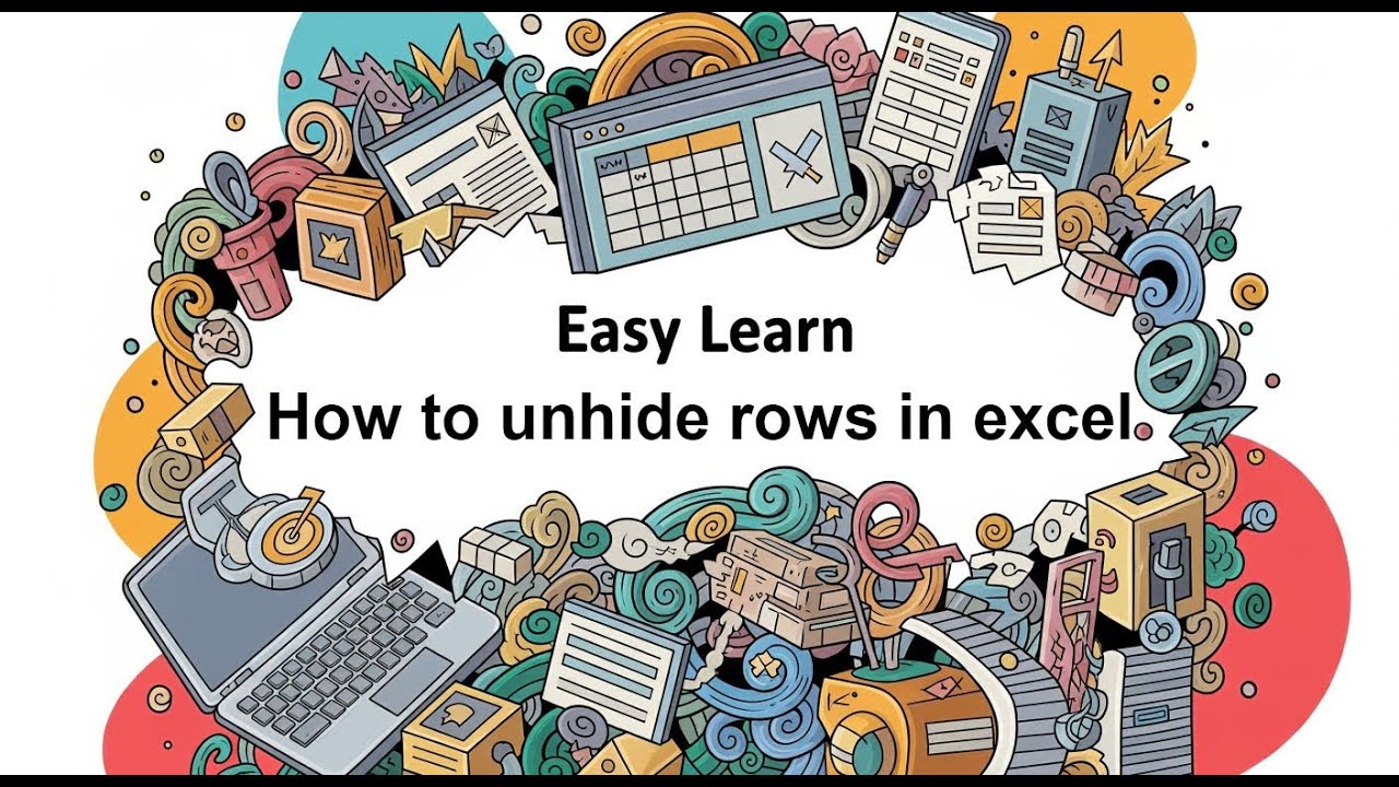 Easy Learn | How to Unhide Rows in Excel - YouTube