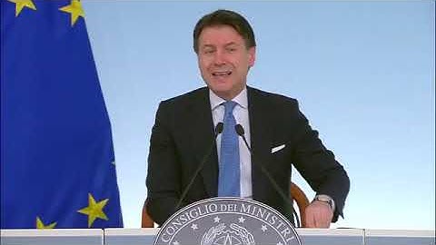 Coronavirus, Conferenza stampa del Presidente Giuseppe Conte