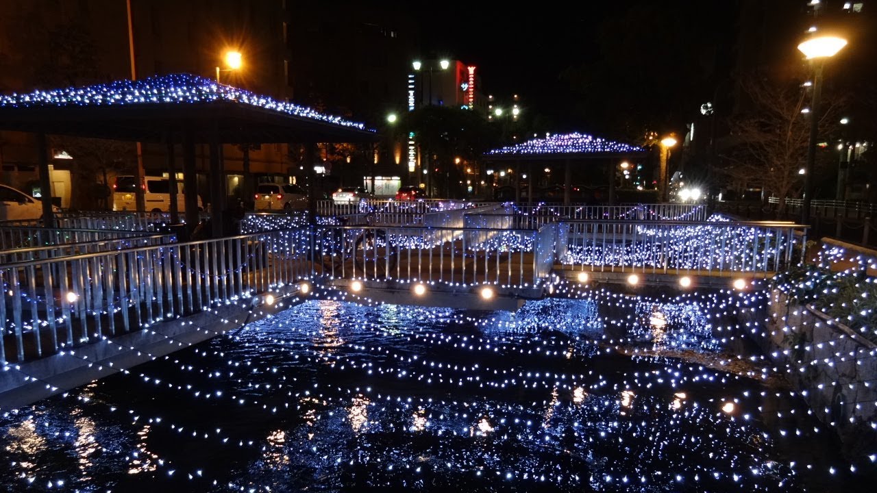 西川イルミ 17 1 西川緑道公園 岡山県岡山市 親父の独り言