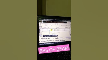BBS of Beam / how to solve bar bending schedule of beam #civil #beam #bbs #engineering #2021 #site
