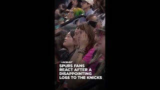 Spurs Fans React After a Disappointing Loss to the Knicks