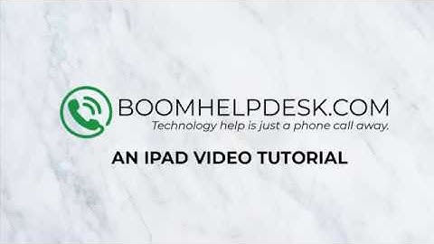 How To Create Folders on iPad