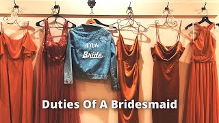 Wedding Setup &amp; Getting Ready As A Bridesmaid - Bridesmaid&#39;s Duties