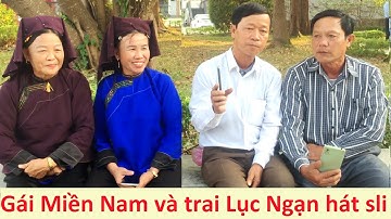.Gái Miền Nam và trai Lục Ngạn hát sli chợ phiên Kỳ Lừa