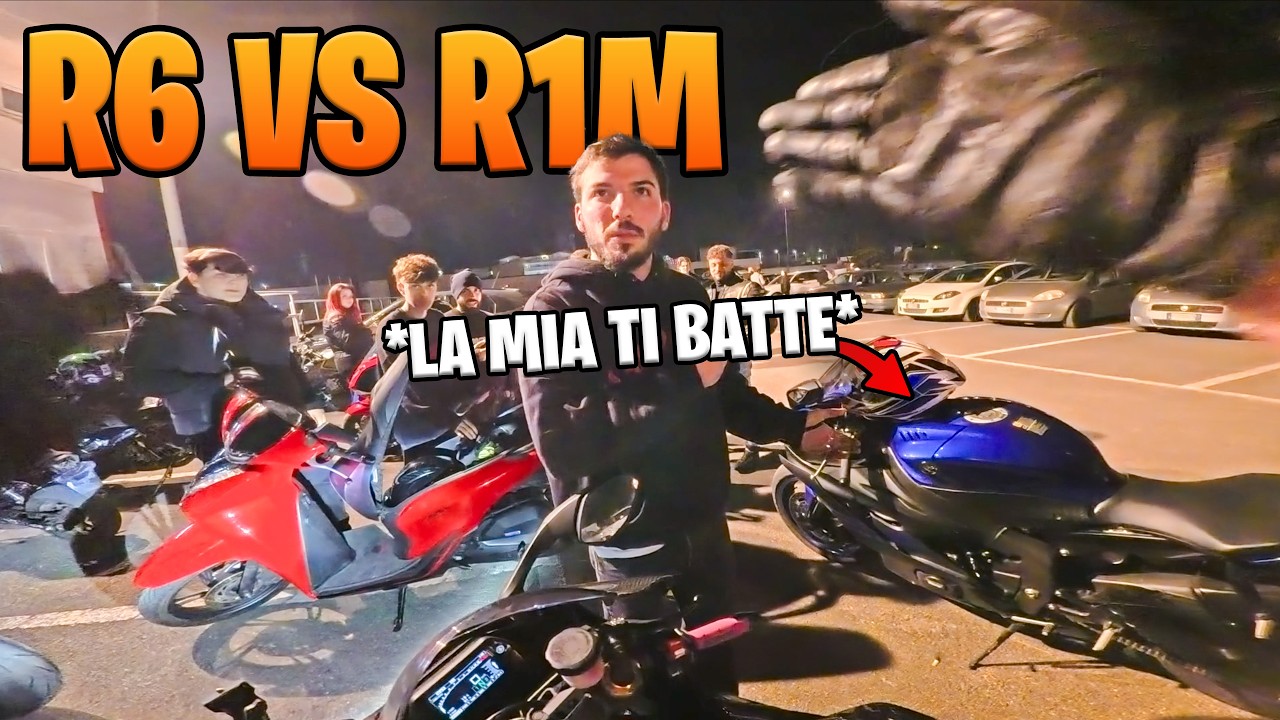 SFIDA TRA COLOSSI 🤯 YAMAHA R1M 2024 VS R6 2020 LE MOTO CHE NON OMOLOGANO PIÙ PER LA STRADA
