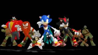 Mmd Sonic Boom X Tmnt 2012 X Miku Hatsune- Thriller