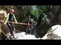 Team building canyoning avec le bureau des guides de samoens