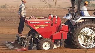 farmtrac 6090 with grimme machin automatic potato planter 32 inch row...