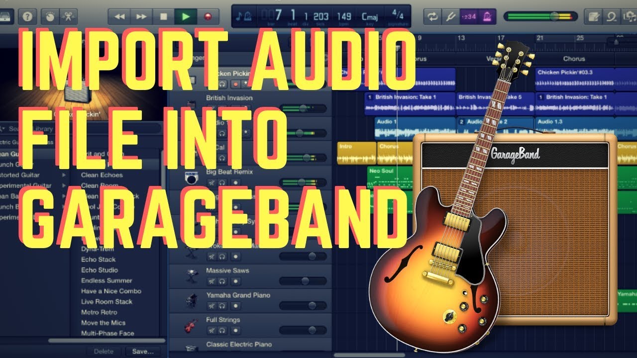 Garageband Import Audio File Mac Osx (And Where To Get Free Loops) - Youtube