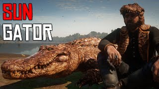 Red Dead Online - Legendary Sun Gator Location - How To Craft Sun Gator Garment