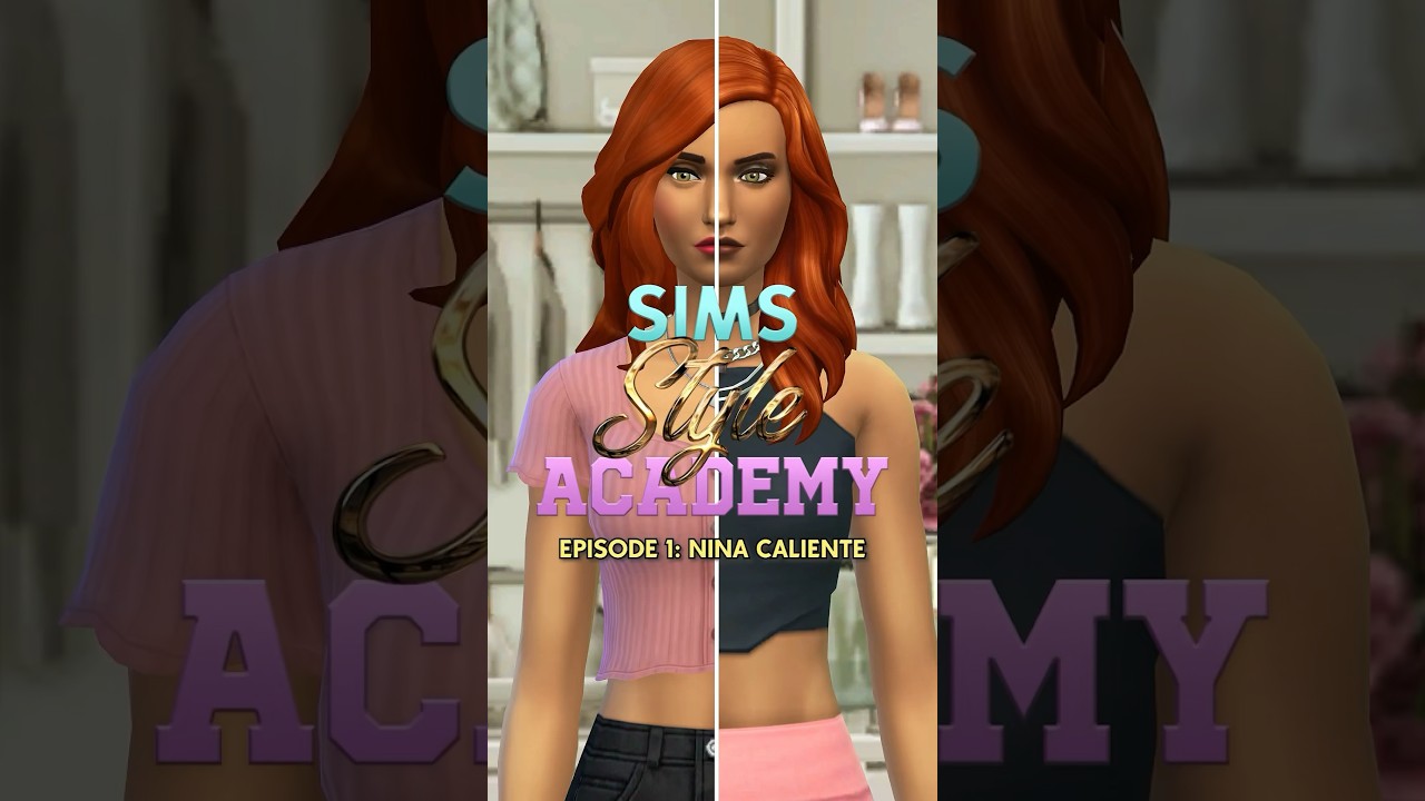 Let's Give Nina Caliente A Full Makeover! Sims Style Academy Ep.1! 