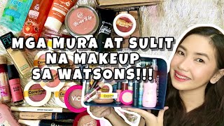 SULIT AT MURA NA MAKEUP SA WATSONS! 💯 (BEGINNER FRIENDLY) | Yvette Ramirez by Yvette Ramirez 70,361 views 4 years ago 23 minutes