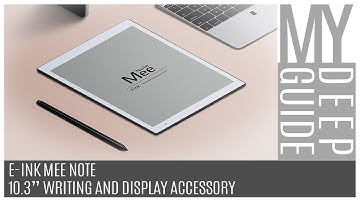E-Ink MeeNote: A 10.3" Writing And Display Accessory You Still Can